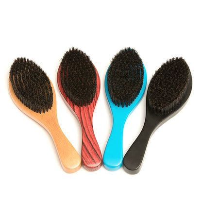 360 Curve Wave Brush For Men Beard Brush Medium Soft Boar bristle