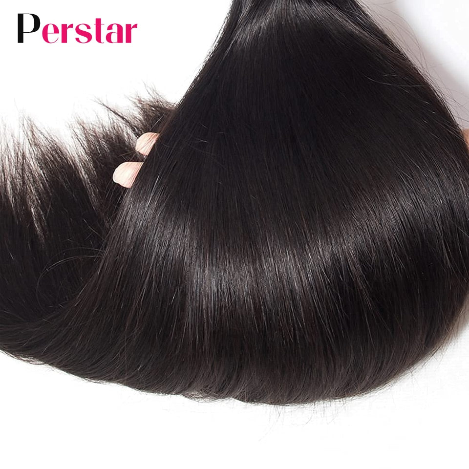 Peruvian Hair Straight Bundles Human Hair Extension 1/3/4 Pcs Natural Color 8-32 Inch