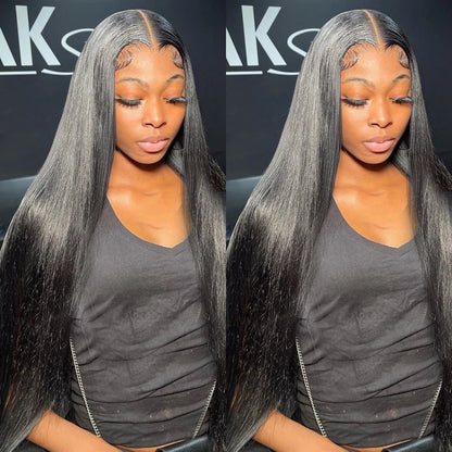 13x4 Transparent Lace 100%  Human Hair Lace Frontal Wigs