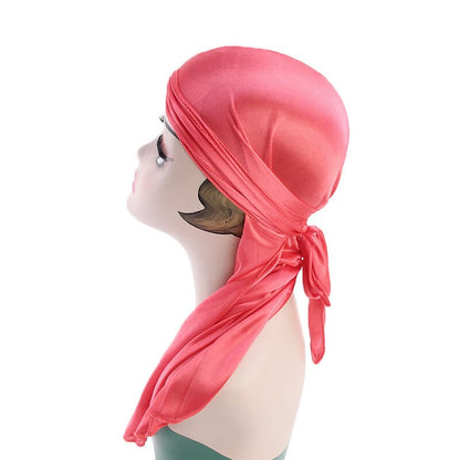 Unisex Men Women Silk Durag Headwear