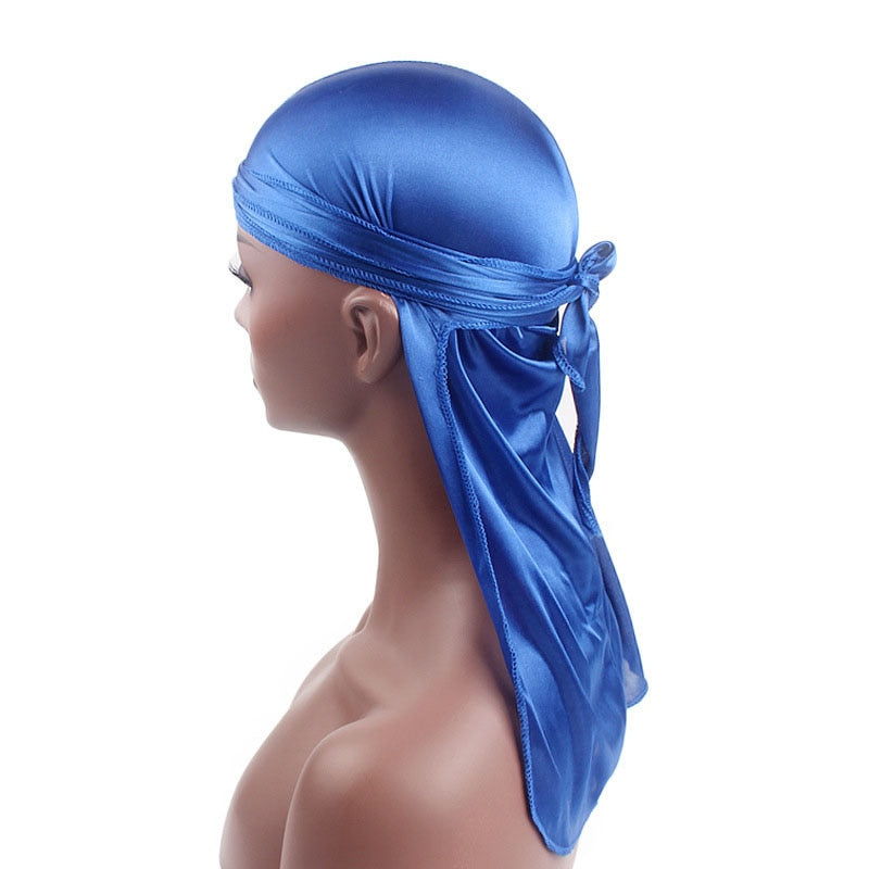 Unisex Men Women Silk Durag Headwear