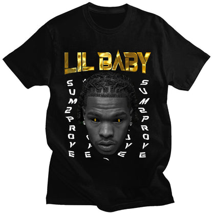 Oversized Vintage Graphic Lil Baby T Shirts