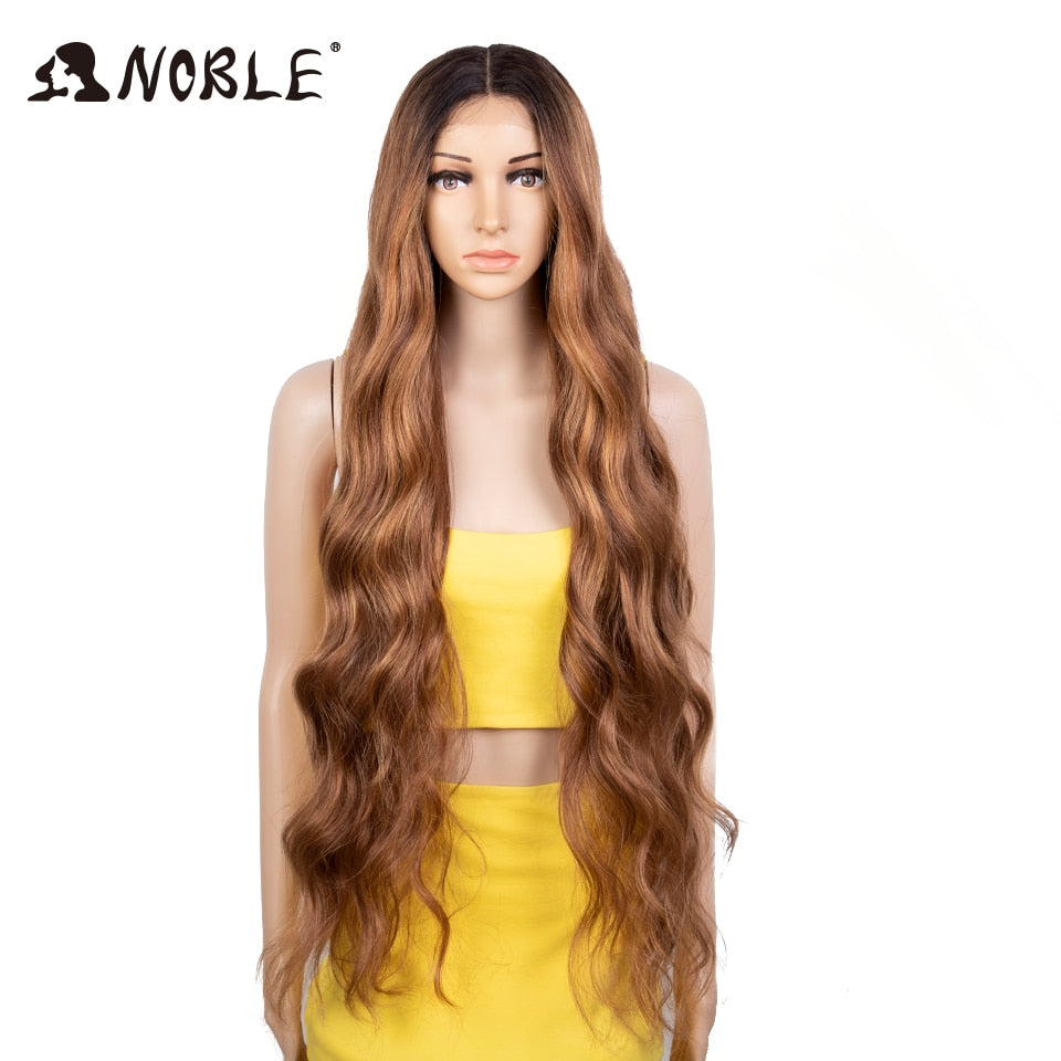 e Lace Wig Synthetic Wigs For Women 36Inch Lace Wig Wavy Wig Natural Hair Synthetic Wig Cosplay Synthetic Lace Front Wig