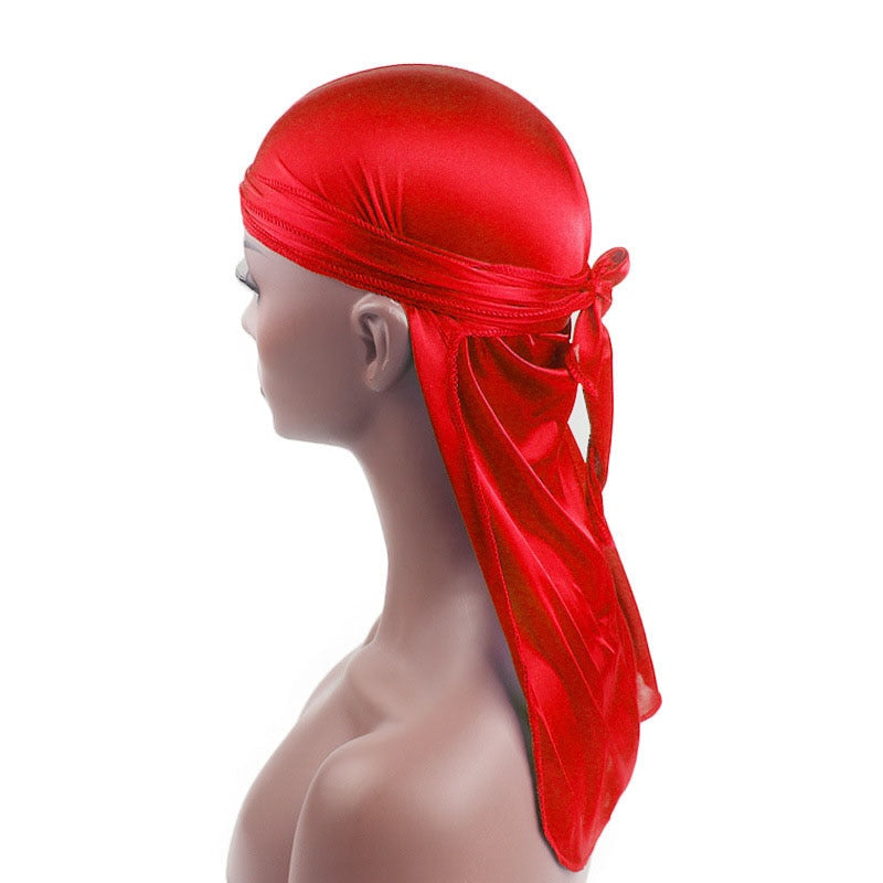 Unisex Men Women Silk Durag Headwear