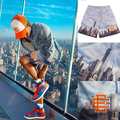 New York City Skyline EE Men's Casual Shorts