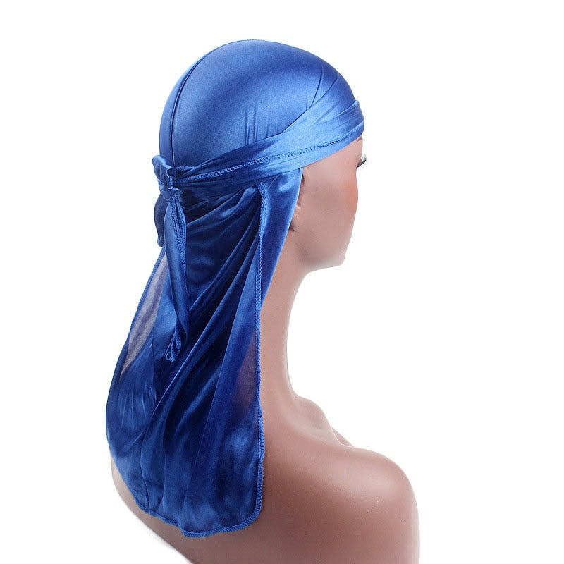 Unisex Men Women Silk Durag Headwear