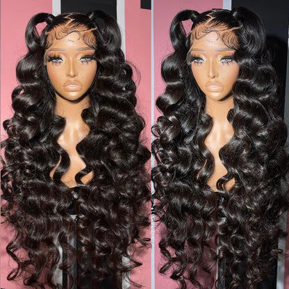 Loose Deep Wave Wigs Human Hair 32Inch Lace Frontal Human Hair Wigs 5x5 Loose Wave Closure Wigs 13x6 Lace Frontal Wigs