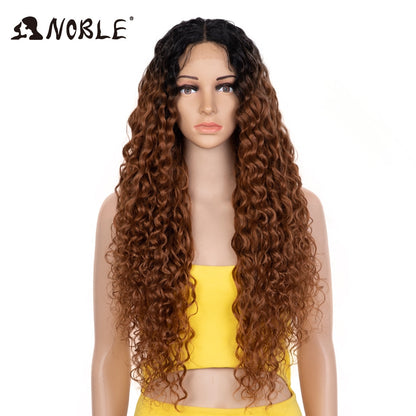 Synthetic Lace Front Wig 30 Inch Long Curly Hair Wigs Lace Front Afro Kinky Curly Lace Wigs For Women Lace Front Wig