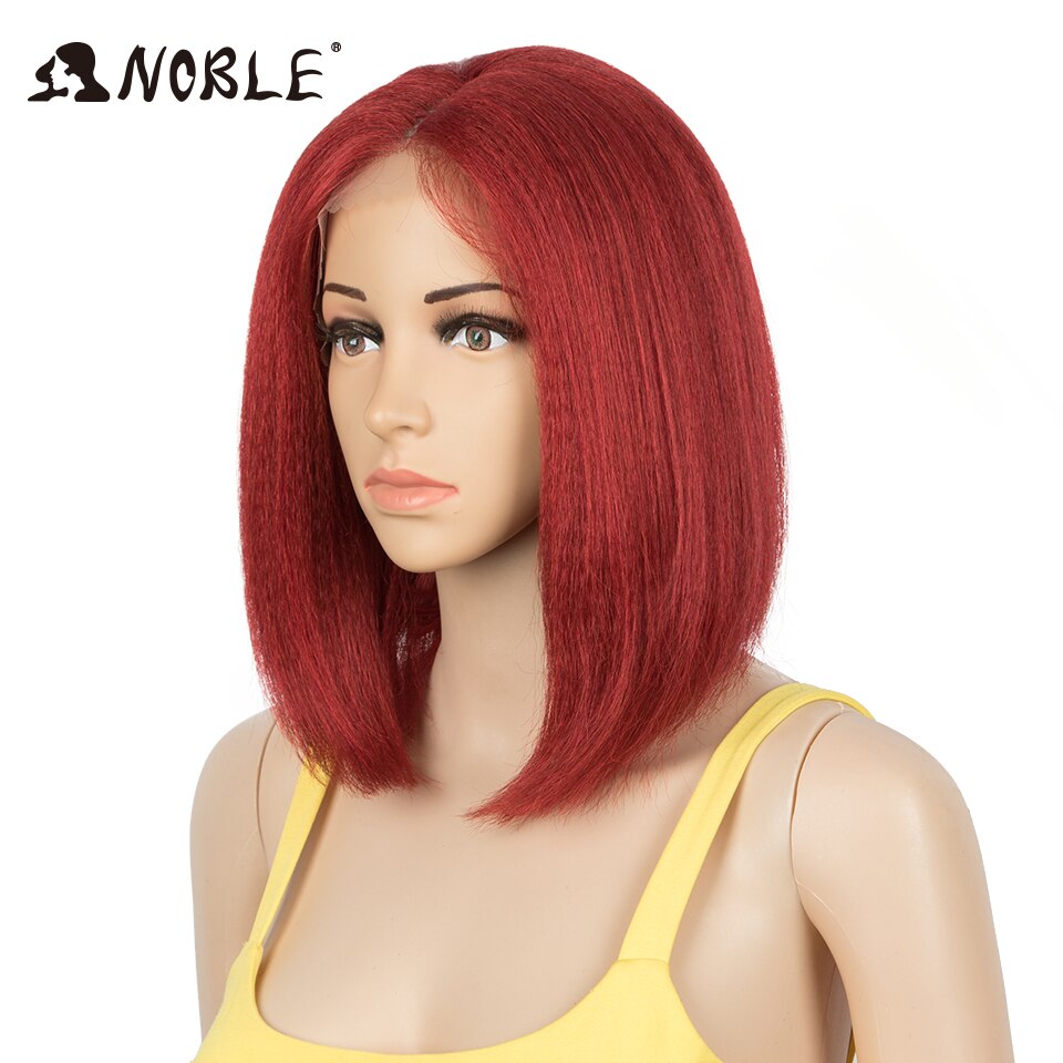 Synthetic Lace Wig Short Ombre Bob Wig Straight 13 Inch Pink Wig Synthetic Wig Blonde Wigs For Black Women Wig