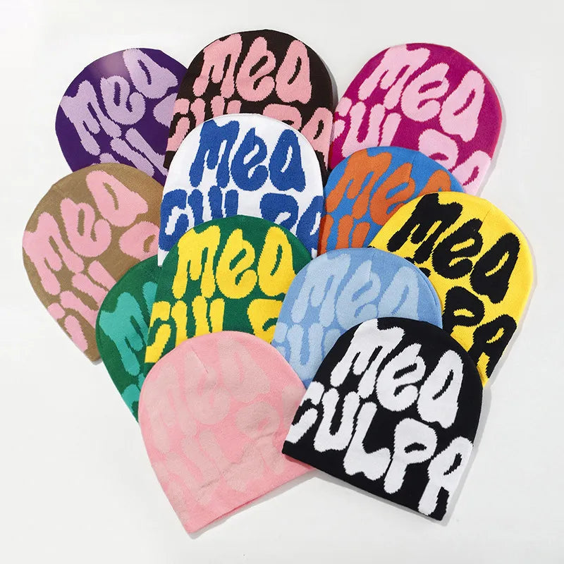 New Unisex High Fashion Mea Culpa Beanies