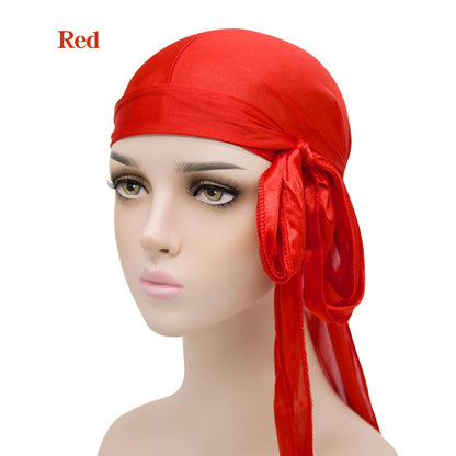 Unisex Men Women Silk Durag Headwear