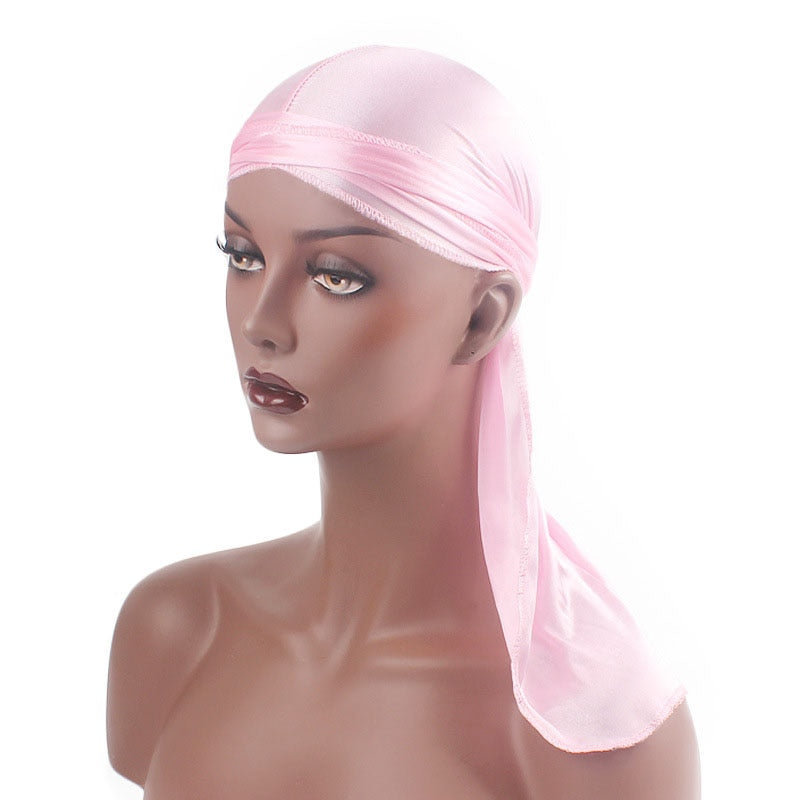 Unisex Men Women Silk Durag Headwear