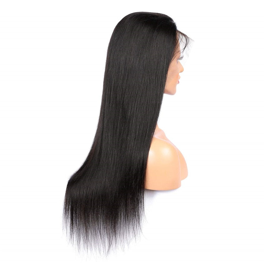 13x4 Transparent Lace 100%  Human Hair Lace Frontal Wigs