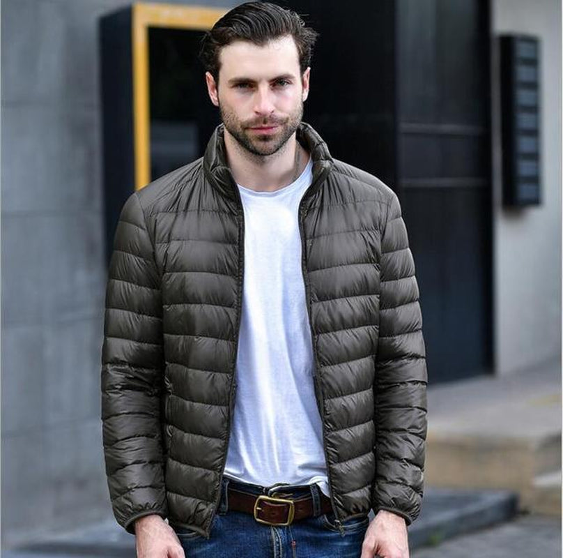  Men Ultralight Puffer Jacket 