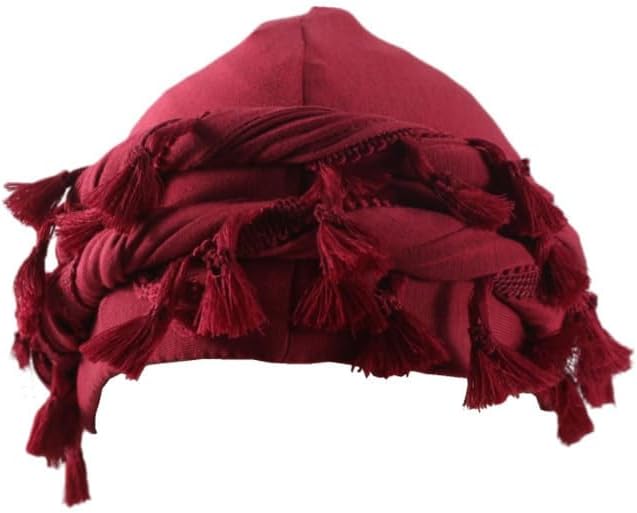  Vintage Satin Lined Halo Turban Durag Head Wrap With Twists