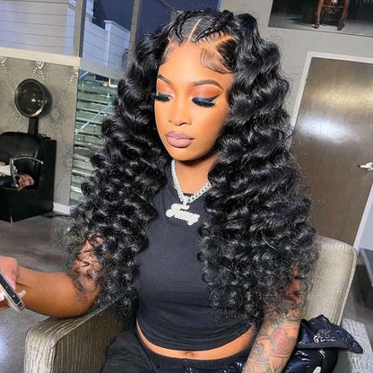 Loose Deep Wave Wigs Human Hair 32Inch Lace Frontal Human Hair Wigs 5x5 Loose Wave Closure Wigs 13x6 Lace Frontal Wigs