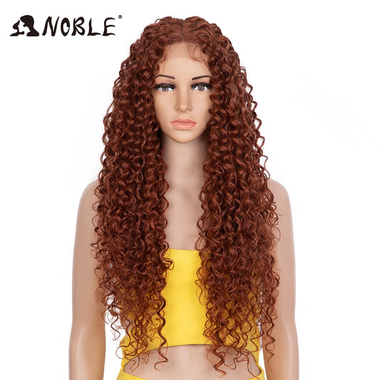 Synthetic Lace Front Wig 30 Inch Long Curly Hair Wigs Lace Front Afro Kinky Curly Lace Wigs For Women Lace Front Wig