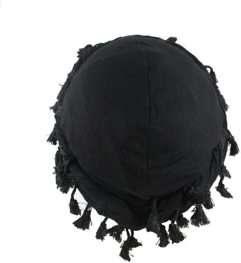  Vintage Satin Lined Halo Turban Durag Head Wrap With Twists